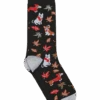 Egara Socks, Dogs And Fall Leaves