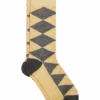 Egara Socks, Pale Banana Argyle
