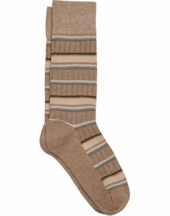 Egara Socks, Tan Stripes
