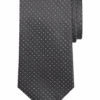 Calvin Klein Narrow Tie, Charcoal Pin Dot