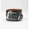 Joseph Abboud Feather Edge Reversible Belt, Black
