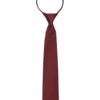 Egara Boys Zipper Tie, Burgundy
