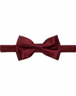 Egara Boys Bow Tie, Burgundy