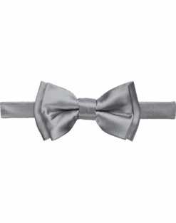 Egara Boys Bow Tie, Silver
