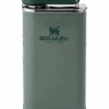 Stanley Easy Fill Wide Mouth Hip Flask, Green 8 Oz.
