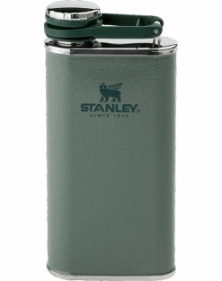 Stanley Easy Fill Wide Mouth Hip Flask, Green 8 Oz.