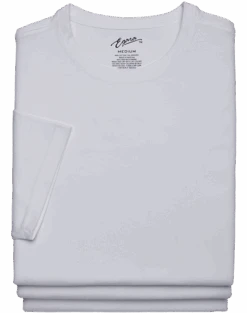 Egara Slim Fit Crewneck T-Shirt, 3-Pack, White