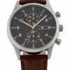 Joseph Abboud Watch, Brown & Silver