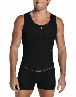 Leo By Leonisa Body Shaper Vest With Back Support, Black