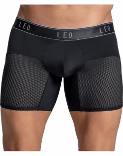 Leo By Leonisa Mesh Boxer Briefs, Blue
