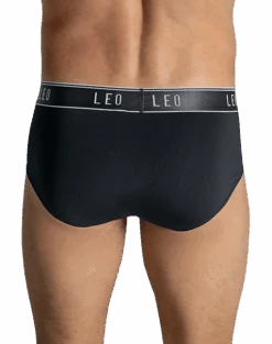 Leo By Leonisa Microfiber Briefs, Blue -Quality Clothing Store MW40 8YGE 02 LEO USA BLACK ALT2